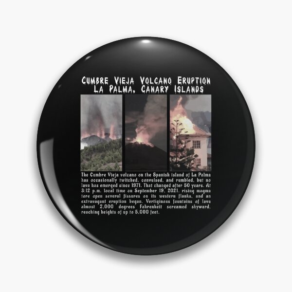 Item preview, Cumbre Vieja Volcano Eruption La Palma, Canary Islands 2 designed and sold by PodiShawna.