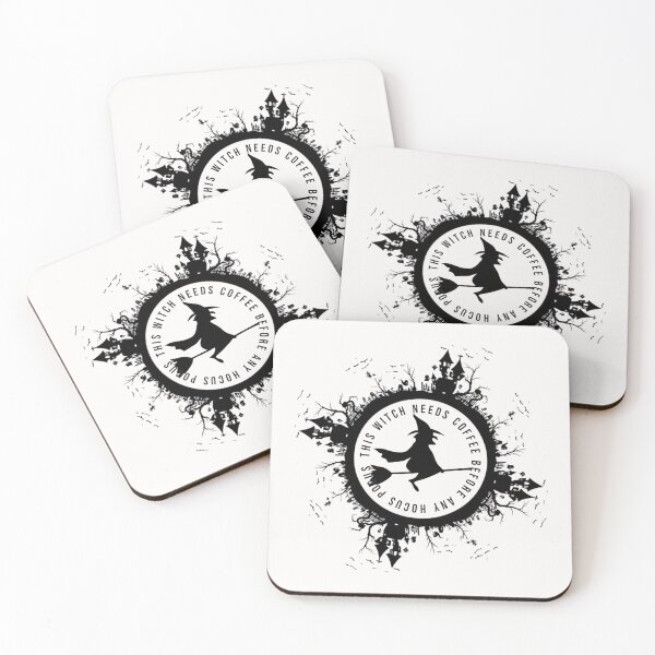 Item preview, This Witch Needs Coffee Before Any Hocus Pocus HLW designed and sold by clothingstoreJK.