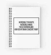 the lonely island Spiral Notebook