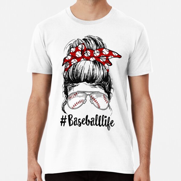 Baseballlife Messy Bun Premium T-Shirt