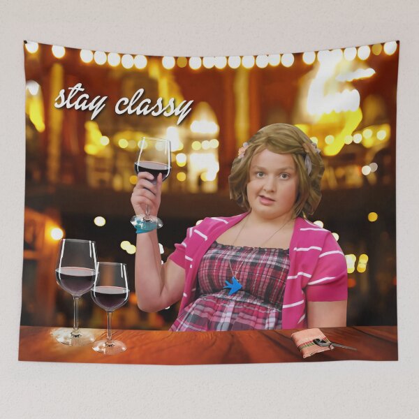 Item preview, Gibby Stay Classy Girl at the Bar Gibby Lips Gibby Tapestry designed and sold by Miltons.