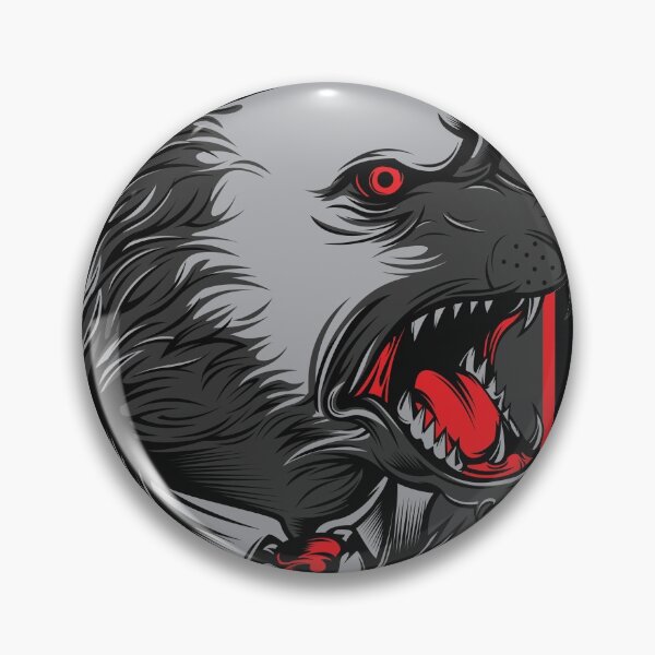 Item preview, Suave Wolf in Pinstriped Suit designed and sold by PosterpartyCo.