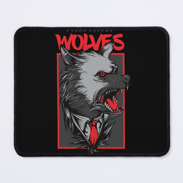 Item preview, Suave Wolf in Pinstriped Suit designed and sold by PosterpartyCo.
