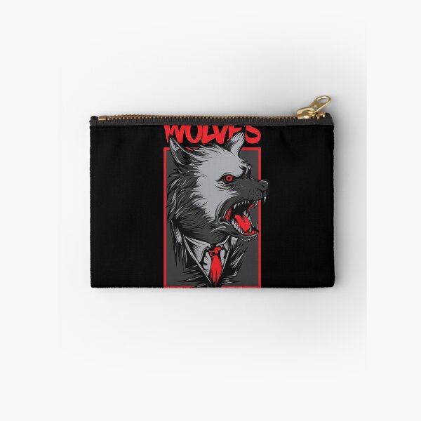 Item preview, Suave Wolf in Pinstriped Suit designed and sold by PosterpartyCo.