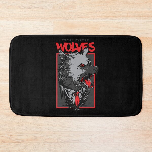 Item preview, Suave Wolf in Pinstriped Suit designed and sold by PosterpartyCo.