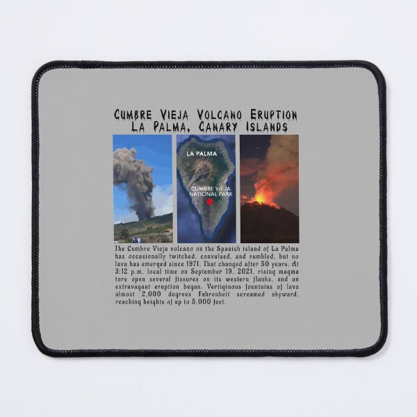 Item preview, Cumbre Vieja Volcano Eruption La Palma, Canary Islands designed and sold by PodiShawna.