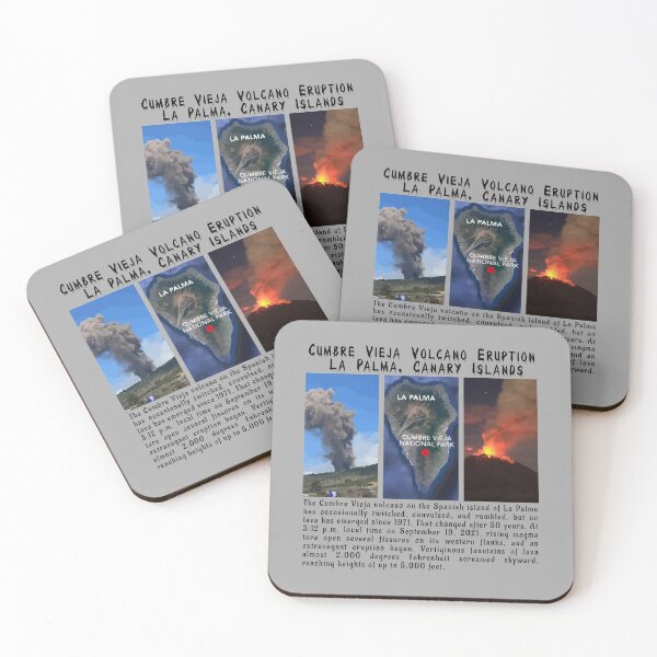 Item preview, Cumbre Vieja Volcano Eruption La Palma, Canary Islands designed and sold by PodiShawna.
