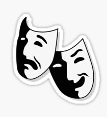 Theater Mask Sticker