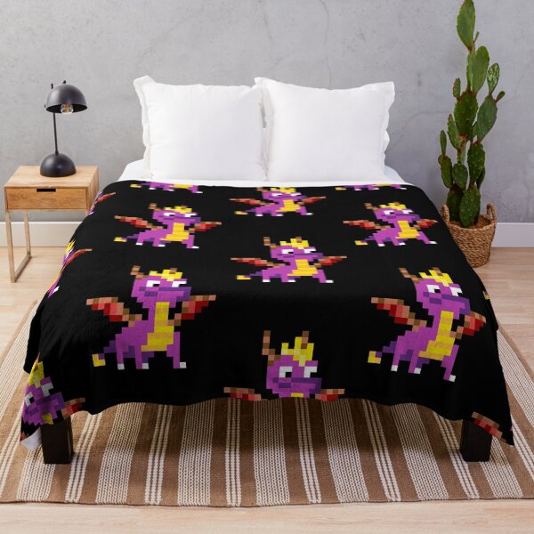 Item preview, Spyro The Dragon 8-Bit Pixel Art Character designed and sold by stephaniealvar.