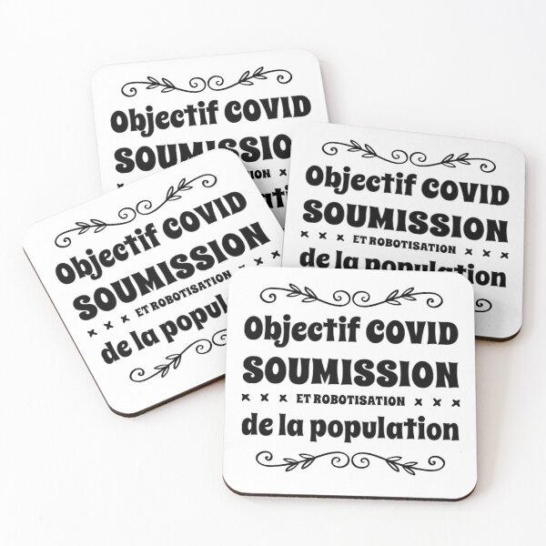 Aperçu de l'œuvre Objectif covid soumission population mondiale créée et vendue par joozybart.