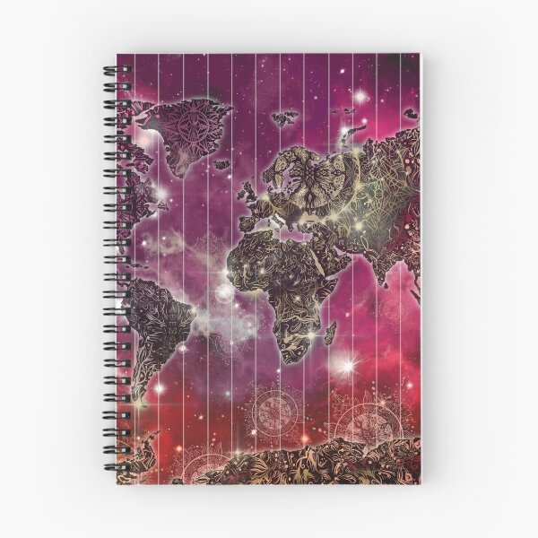 Item preview, world map mandala space 2 designed and sold by BekimART.
