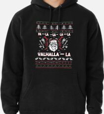 Sudadera con capucha Fa-la-la-la-la Valhalla-la Ugly Viking