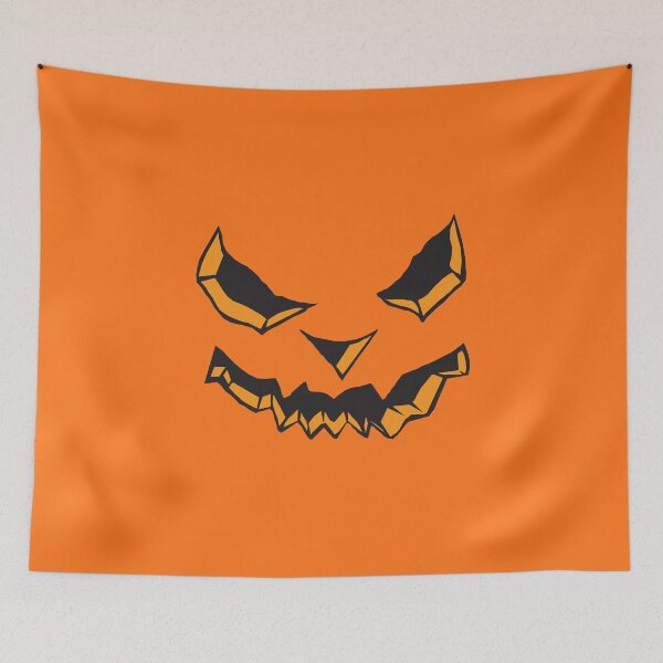Item preview, Spooky Pumpkin Face (Funny Jack-O-Lantern Face) designed and sold by TheDirtyType.