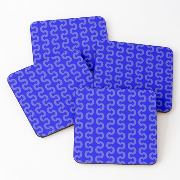 Item preview, Curves (Offset Pattern Blue) designed and sold by TheScraggyBeard.