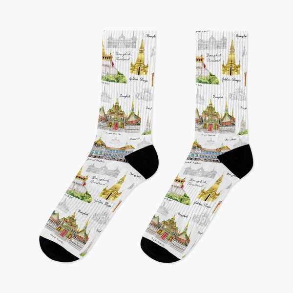 Item preview, Bangkok, Thailand (pattern) 02 designed and sold by adeillustrator.