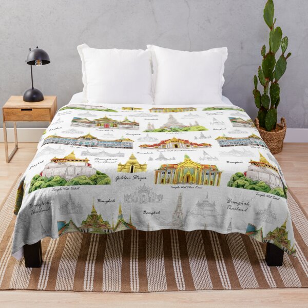 Item preview, Bangkok, Thailand (pattern) 02 designed and sold by adeillustrator.