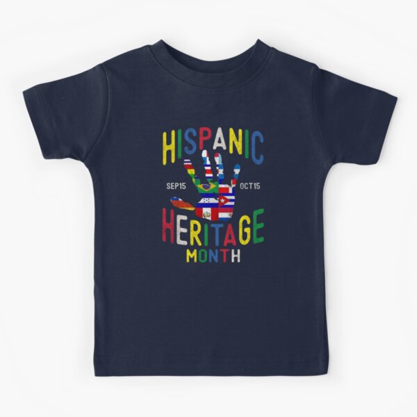 Item preview, Hispanic Heritage Month Woman Hand Print Latino Countries Flags Vintage  designed and sold by alenaz.