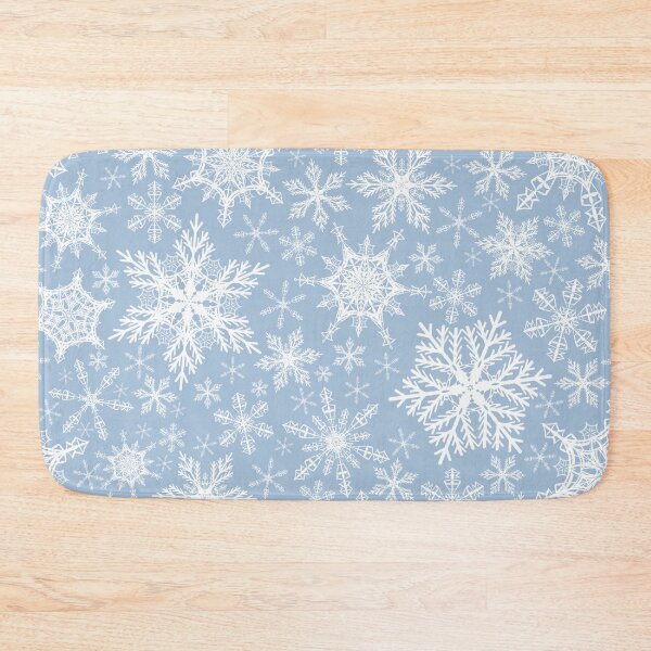 Item preview, Elegant Sky Blue Snowflakes Print designed and sold by Eng-Sun.