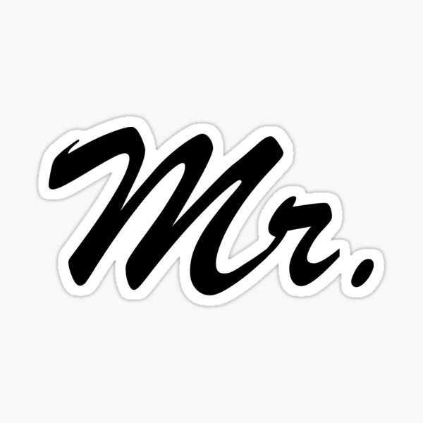 Item preview, Mr. lettering for husband or groom designed and sold by -vage-.