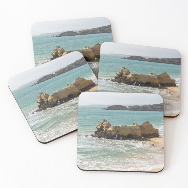 Item preview, Seastacks and Lacy Seafoam - Praia dos Tres Castelos Beach Portimao Portugal designed and sold by Georgia Mizuleva.