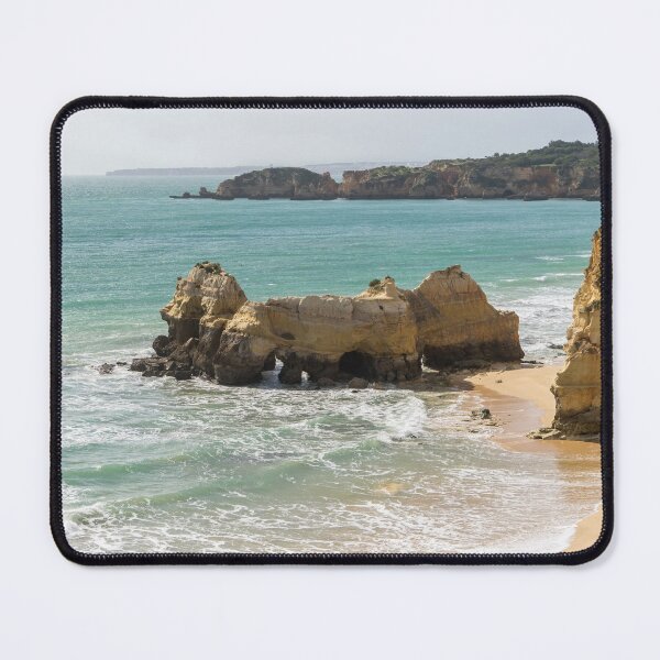 Item preview, Seastacks and Lacy Seafoam - Praia dos Tres Castelos Beach Portimao Portugal designed and sold by Georgia Mizuleva.