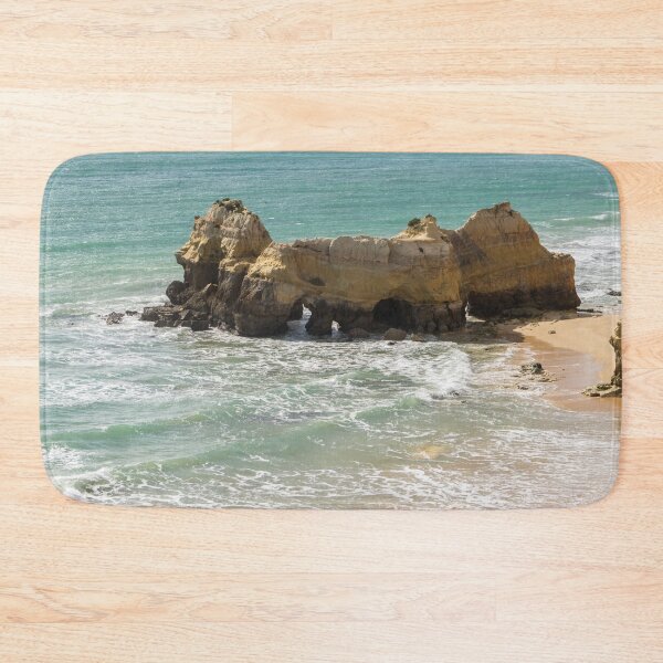 Item preview, Seastacks and Lacy Seafoam - Praia dos Tres Castelos Beach Portimao Portugal designed and sold by Georgia Mizuleva.