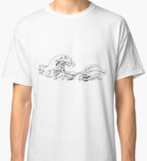 "The Great Wave off Kanagawa" Classic T-Shirt