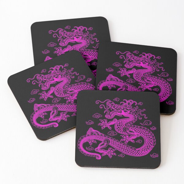Item preview, Fuchsia Chinese Dragon designed and sold by SoccaTamam.