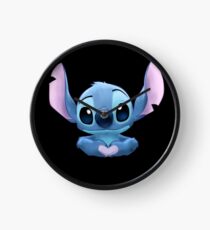 Stitch Heart Clock