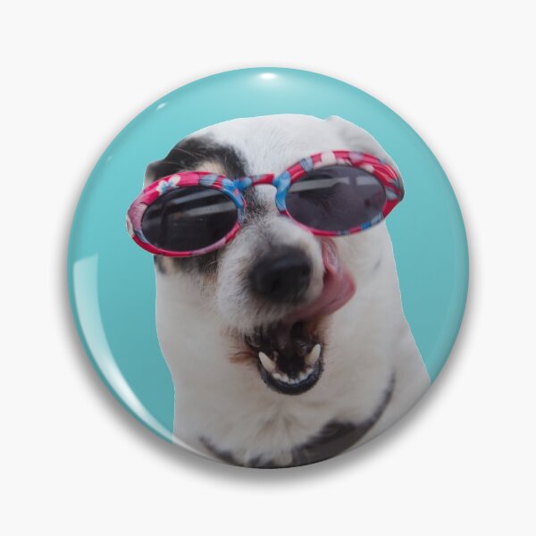 Item preview, Stylish Funny Dog (Blue BG) designed and sold by FilipeFerreira.