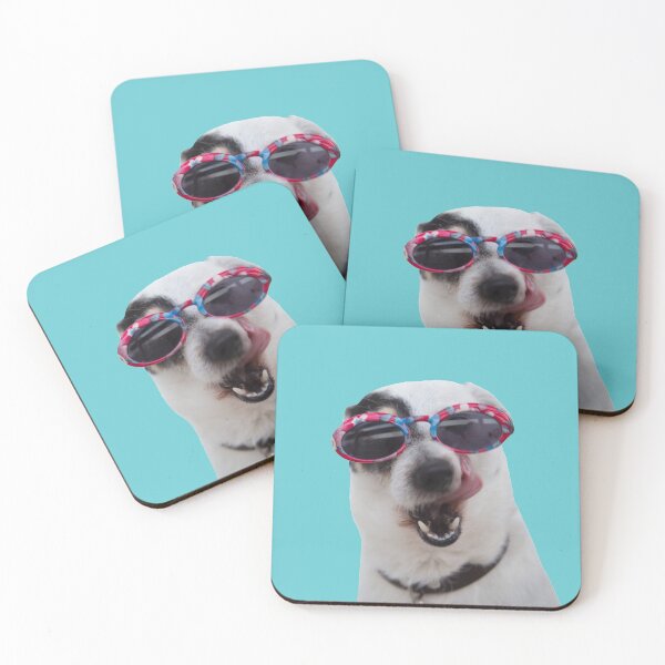 Item preview, Stylish Funny Dog (Blue BG) designed and sold by FilipeFerreira.