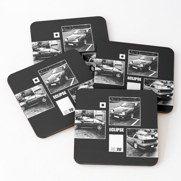 Item preview, MITSUBISHI ECLIPSE D20 Black 'N White Archive (Black Version) designed and sold by Cero81.