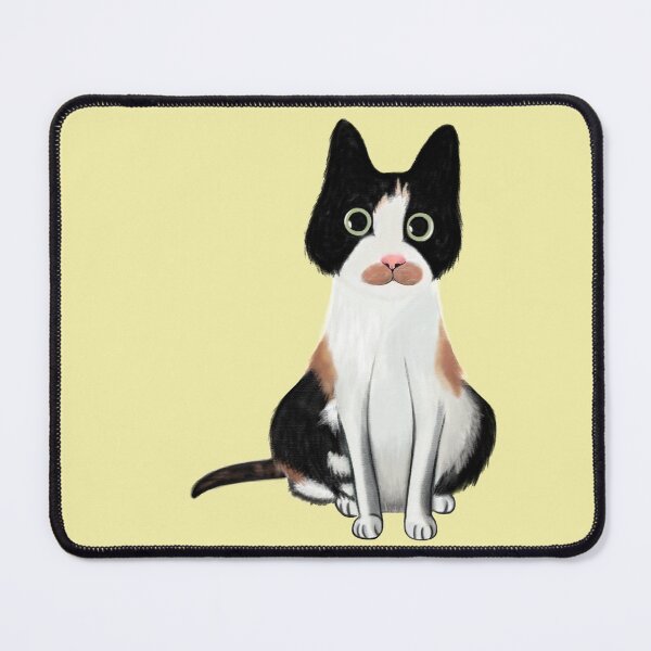Item preview, Calico Kitty Cat Mustard designed and sold by briana-rose.