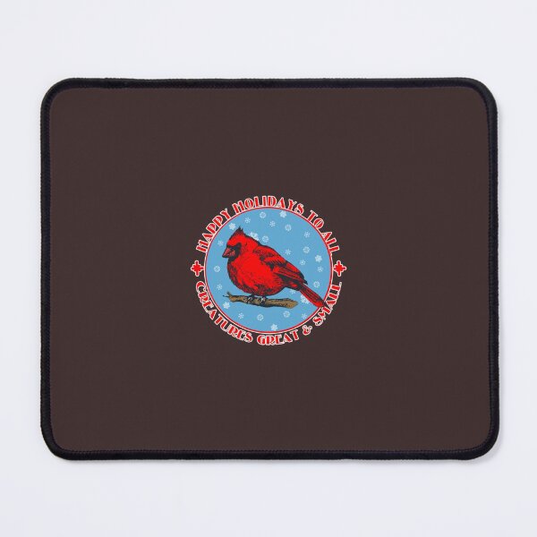 Item preview, Happy Holidays to All Creatures with Cardinal   designed and sold by purplevioletSH.