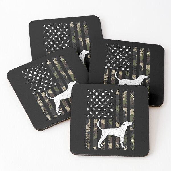 Item preview, American English Coonhound Camouflage USA Flag designed and sold by rafaeltto.