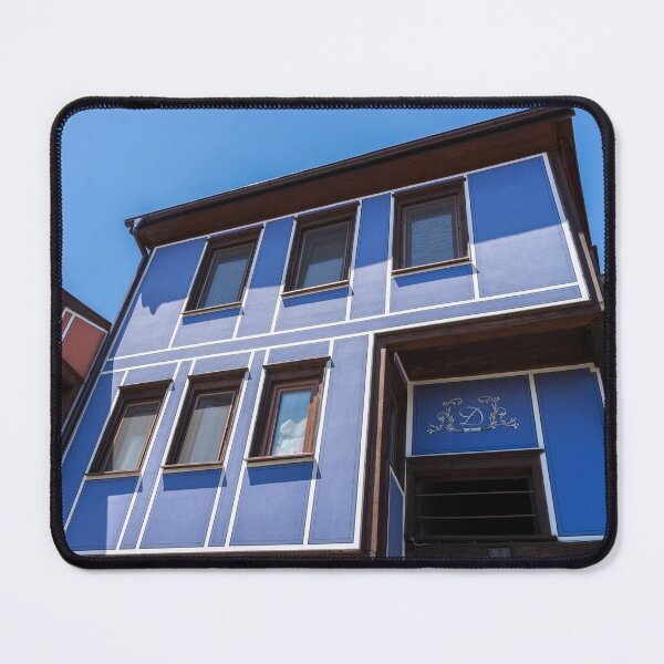 Item preview, Old Town Plovdiv - Classic Blue Facade from 1840 designed and sold by Georgia Mizuleva.