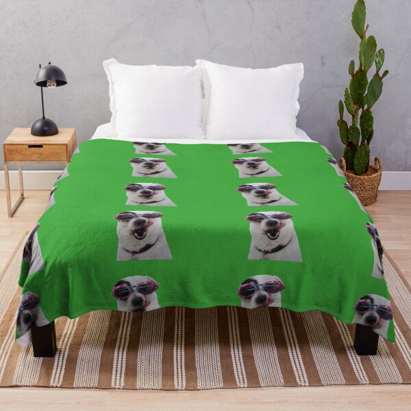 Item preview, Stylish Funny Dog (Green BG) designed and sold by FilipeFerreira.