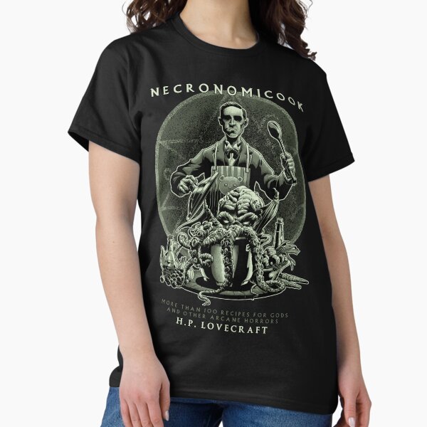 Vista previa del artículo con la obra «Necronomicook», diseñado y vendido por saqman.