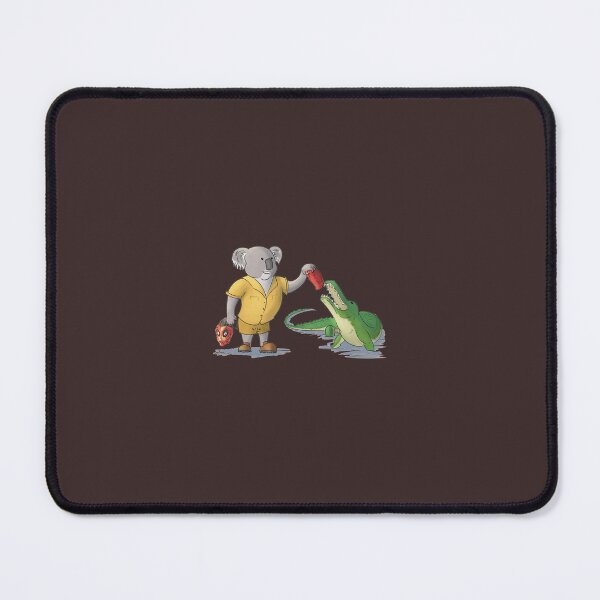 Item preview, Odd Koala - feeding a crocodile   designed and sold by purplevioletSH.
