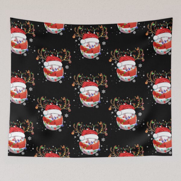 Item preview, Santa Hat Baseball Reindeer Christmas Funny Players Baseball  designed and sold by iciamarks59.