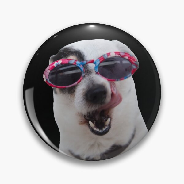 Item preview, Stylish Funny Dog (Black BG) designed and sold by FilipeFerreira.