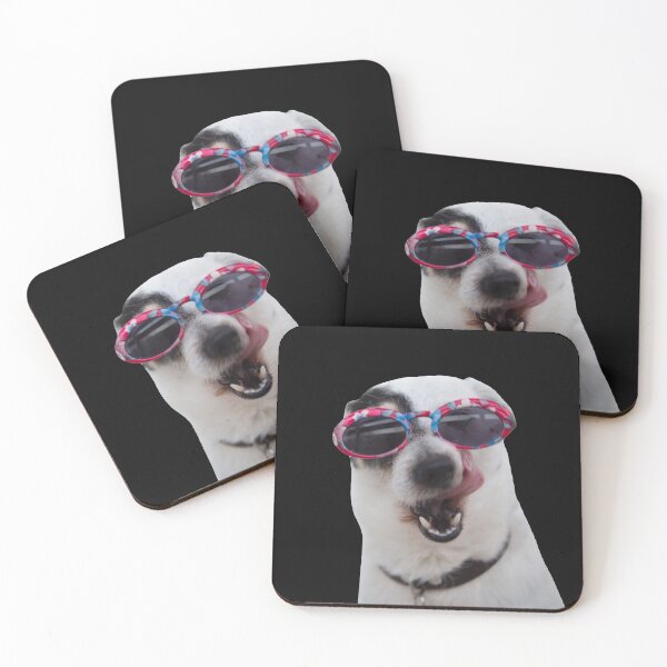 Item preview, Stylish Funny Dog (Black BG) designed and sold by FilipeFerreira.