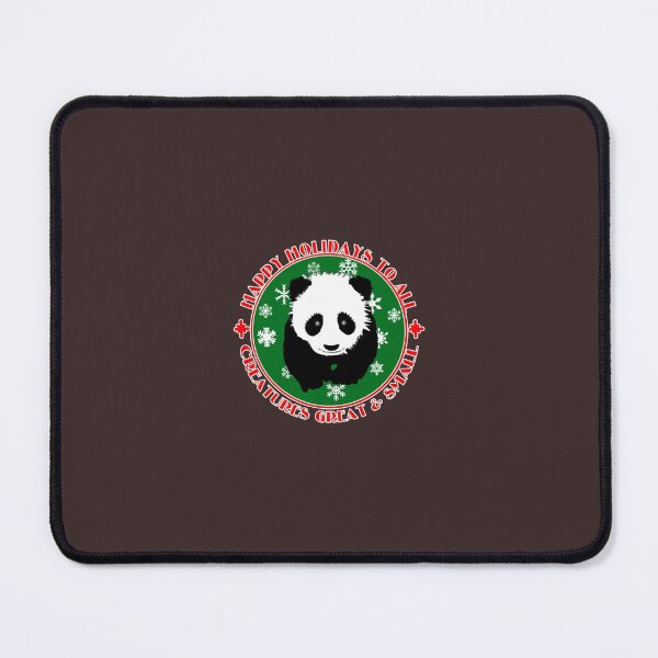 Item preview, PANDA BEAR Happy Holidays Fitted V-Neck  designed and sold by purplevioletSH.