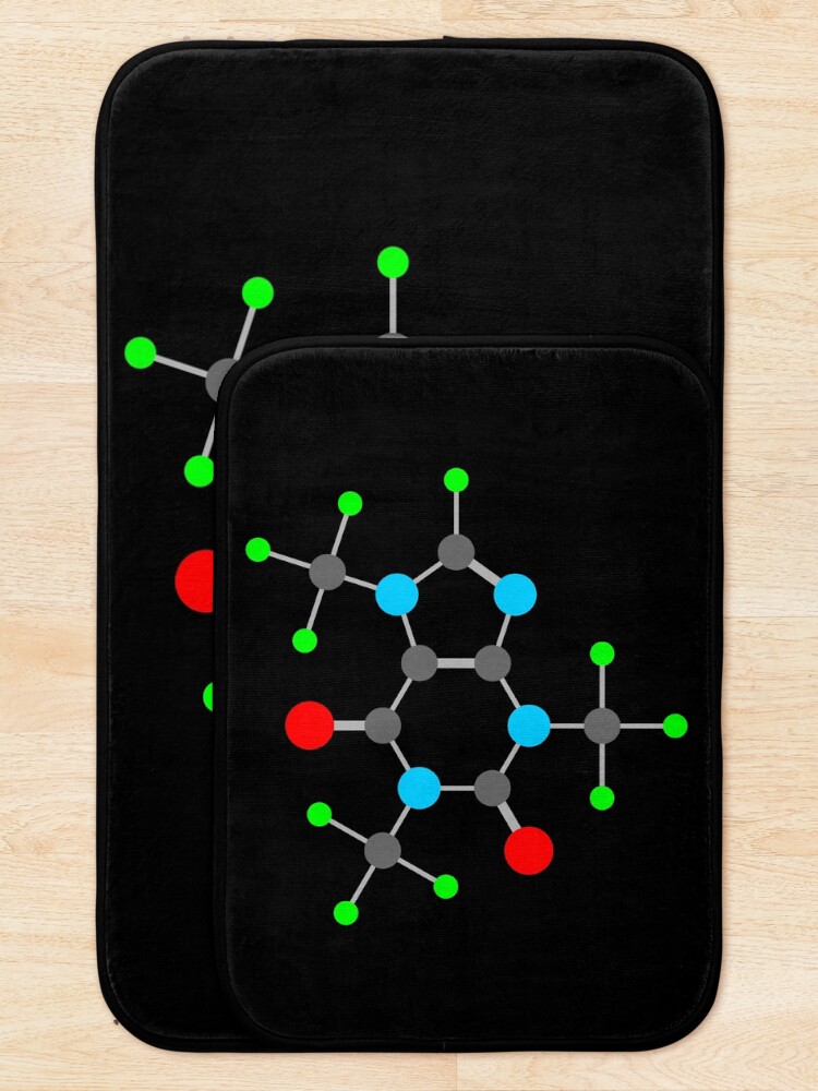 Thumbnail 5 of 6, Bath Mat, Caffeine designed and sold by tudi.