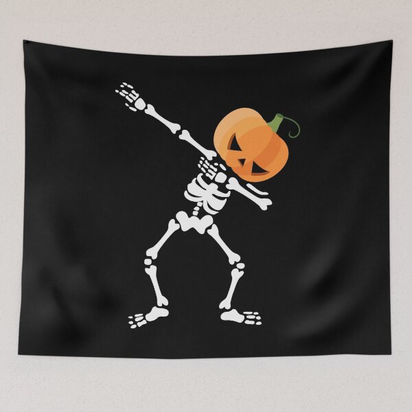 Item preview, Fun Halloween Pumpkin Skeleton Shuffle Dance designed and sold by Marc Scott-Parkin.