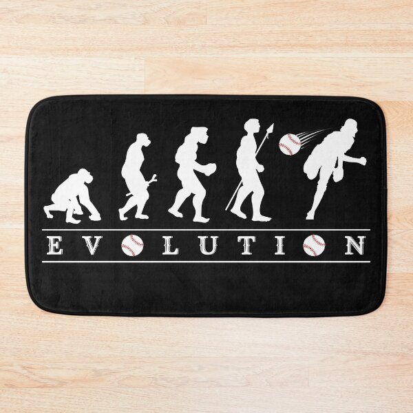 Aperçu de l'œuvre Baseball Pitcher Evolution, Baseball Funny pour les fans de baseball - enfants, garçons, papa, pères, etc. créée et vendue par Click-Like.