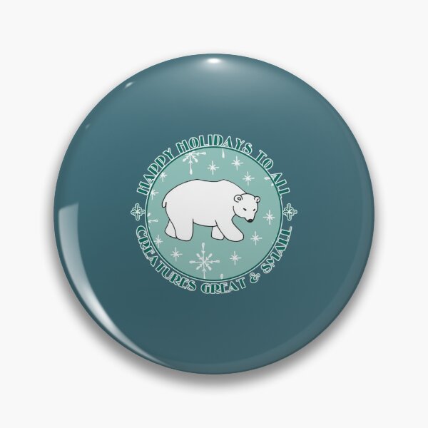 Item preview, Polar Bear Happy Holidays to All Creatures    designed and sold by purplevioletSH.