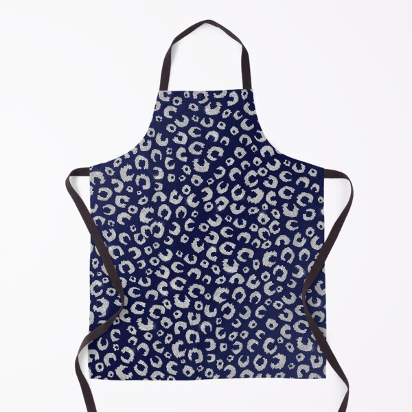 Item preview, Classy Blue Silver Glitter Leopard Animal Print designed and sold by InovArtS.