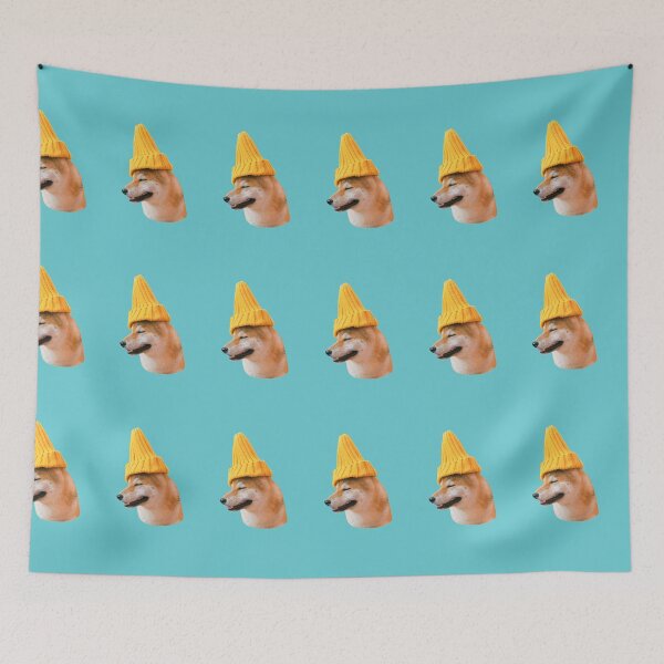 Item preview, Cute Funny Dog (Blue BG) designed and sold by FilipeFerreira.