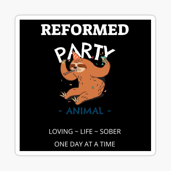 Item preview, Reformed party animal  designed and sold by Alison Passmore.